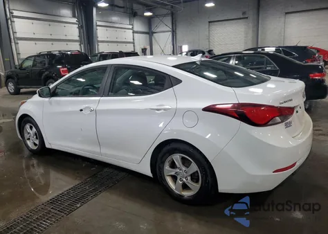 2015 Hyundai Elantra Se from USA, damaged, VIN 5NPDH4AE9FH573552